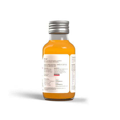 Happnin Hlth Ginger & Turmeric Wellness Shot Combo | Cold Pressed Ginger, Turmeric, Honey & Lemon | No Added Sugar, No Preservatives | 40ml Each | Immunity & Daily Wellness Shots